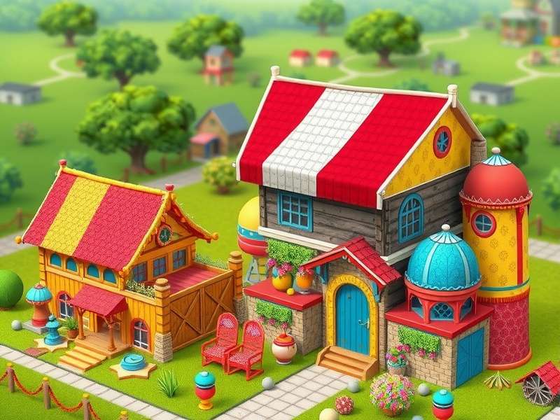 Mehndi Farm Life regional variations showing different farm styles